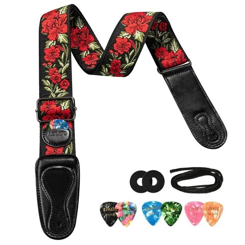 Guitar strap lekato woven - guitar,