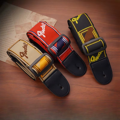 Fender style guitar - style, strap
