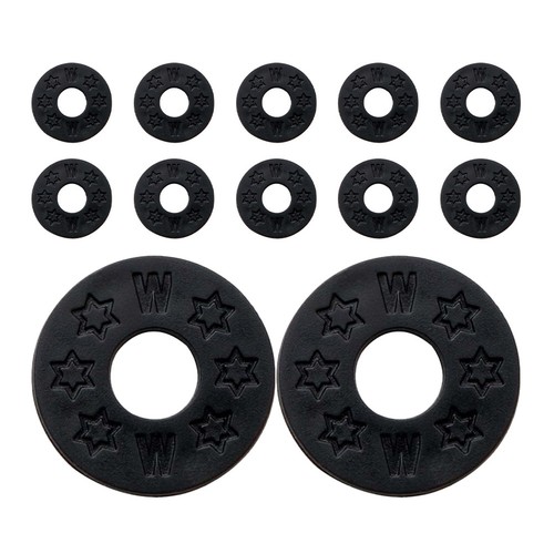 12pcs reusable black - 12pcs, silicone