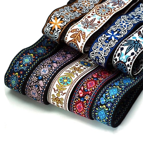 Braid embroidered woven guitar - woven,