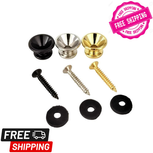 2pcs guitar strap lock - 2pcs, pins