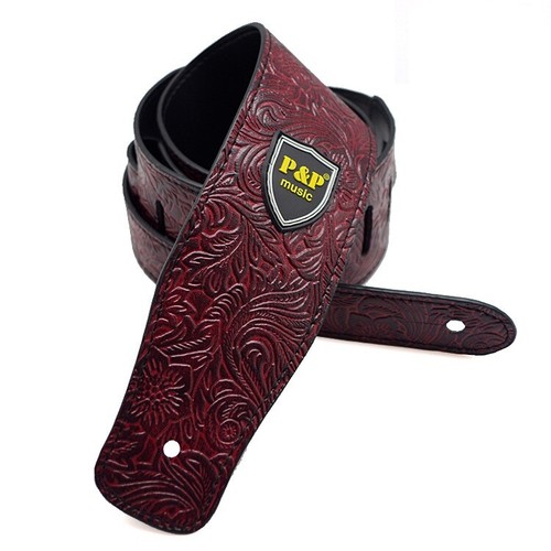 Adjustable full leather guitar - adjustable,