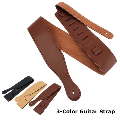 Brown adjustable soft leather - brown,