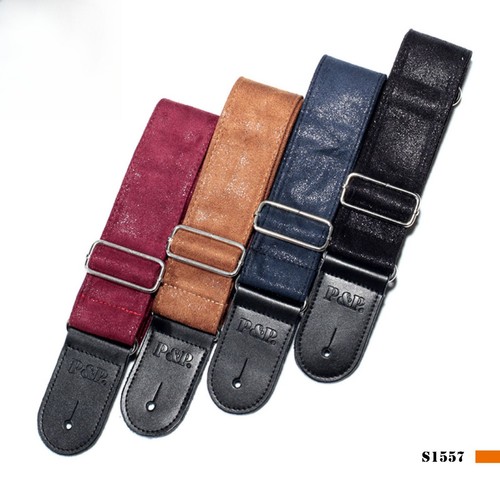 Genuine leather guitar strap - leather,