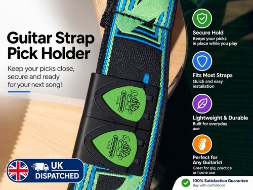 Guitar strap pick holder - holder, –