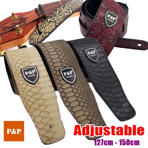 Adjustable leather guitar - adjustable,