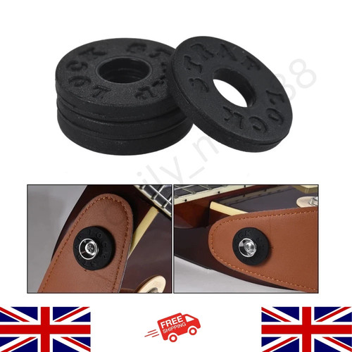 4pcs guitar strap locks rubber - locks,