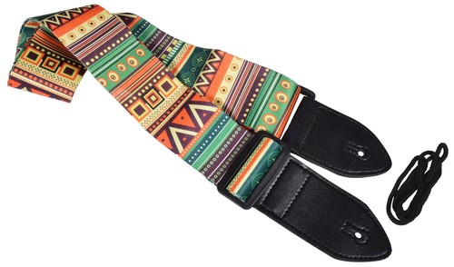 Guitar strap aztec - aztec, from