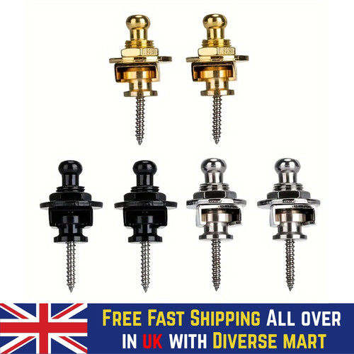2pcs guitar strap locks - 2pcs,