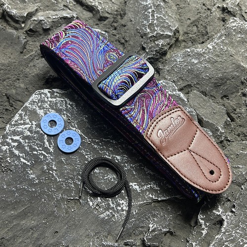 Guitar strap purple electric - strap,