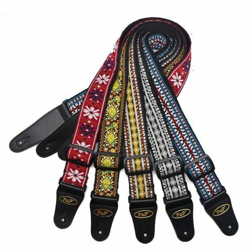 Braid embroidered woven guitar - embroidered,