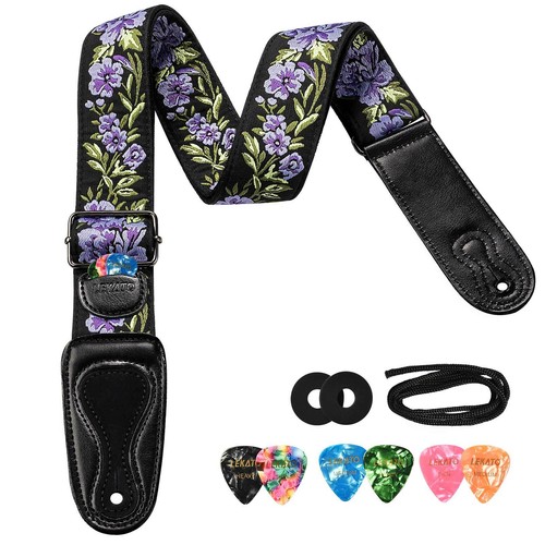 Lekato electric guitar - guitar, strap