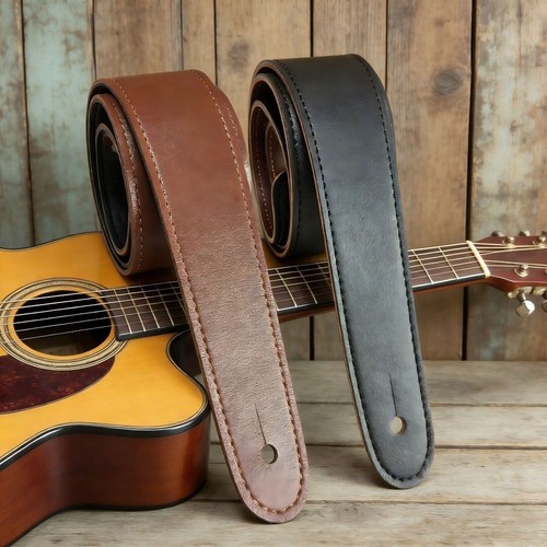 Width leather guitar - leather,