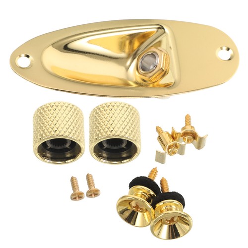 Golden guitar accessories kit - golden,